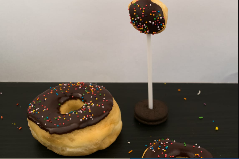 Donna de Chocolate con chispas