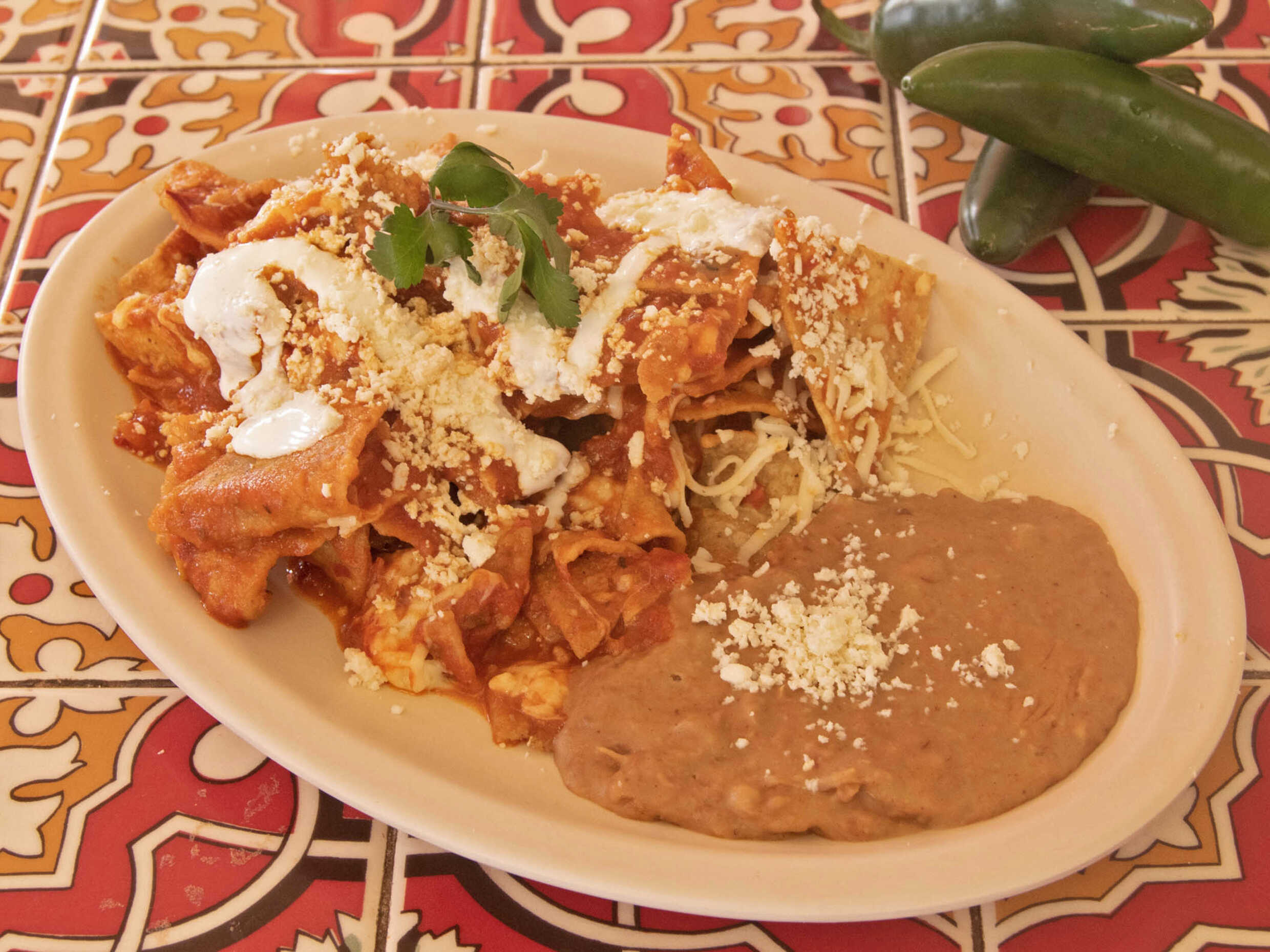 Chilaquiles con Guisado