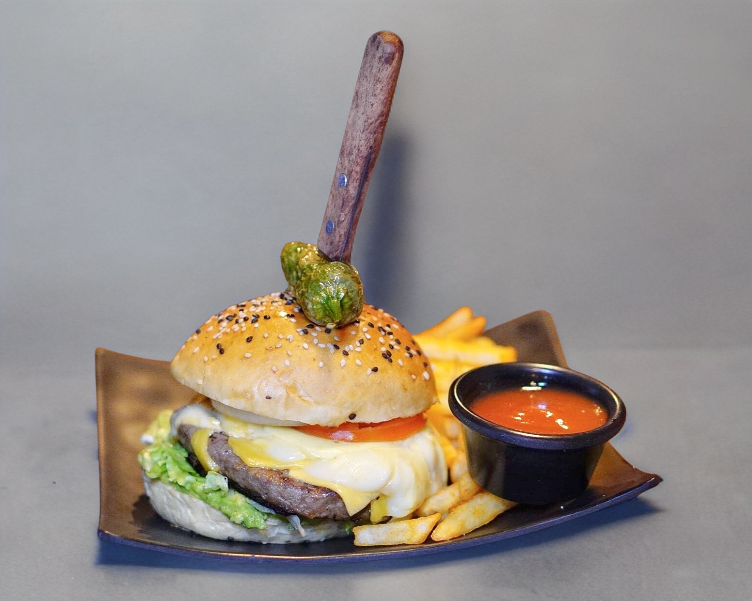 Hamburguesa Tres Quesos