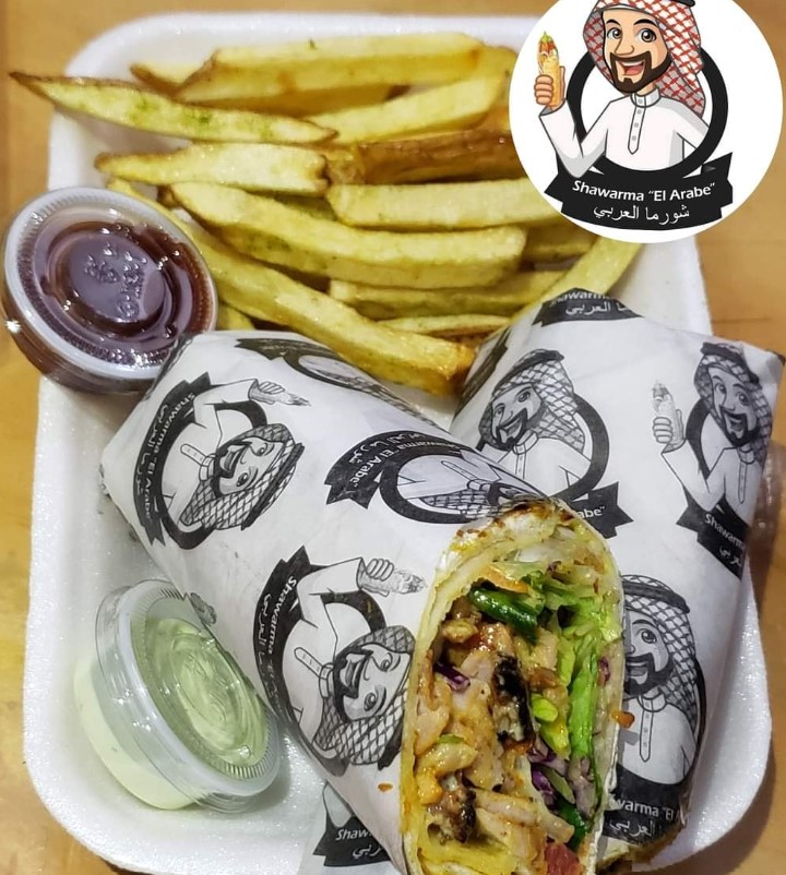 Shawarma Mixto Falafel y Pollo