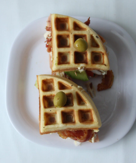 Waffle de Champiñones