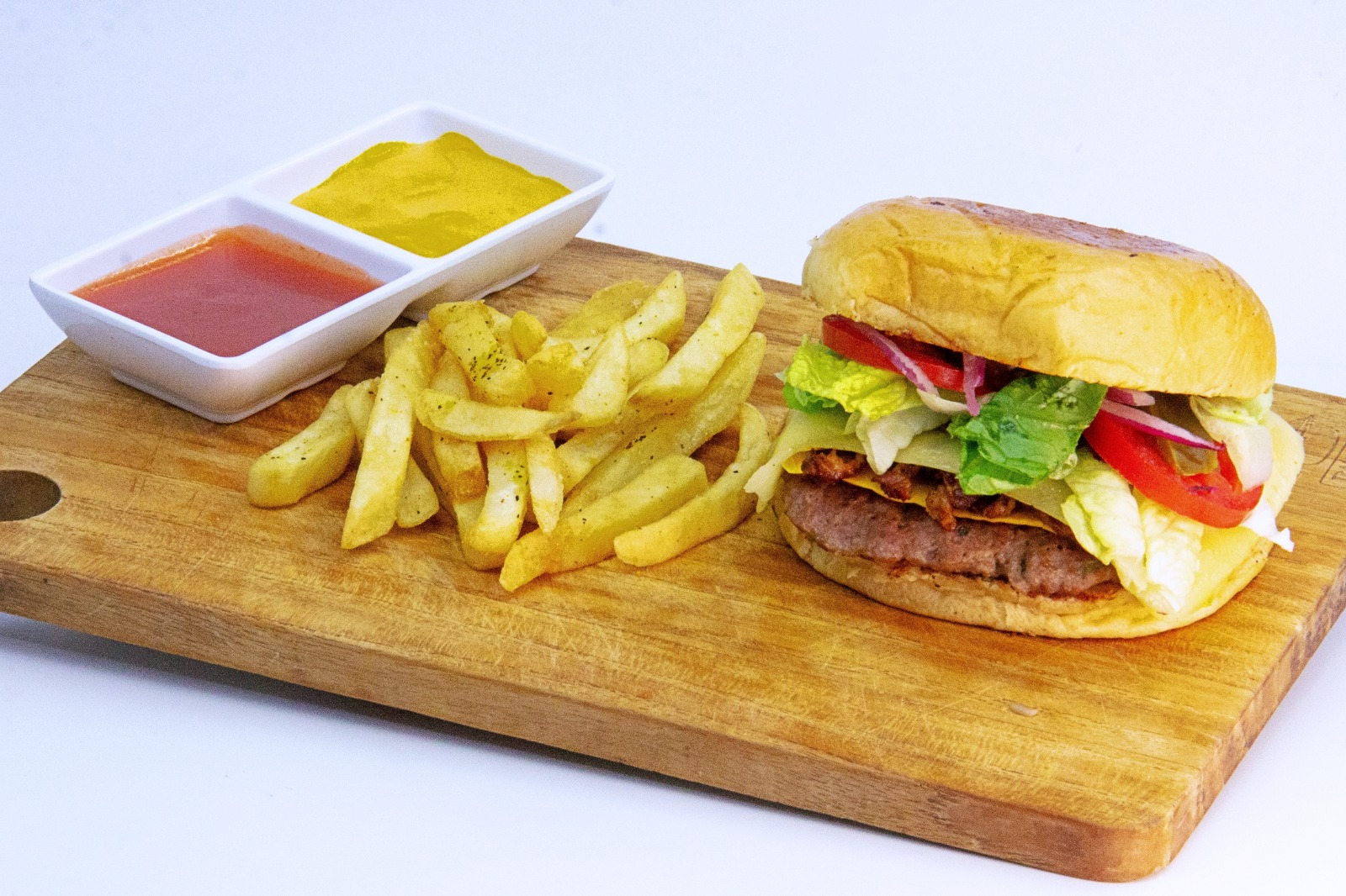 Hamburguesa Especial con Papas