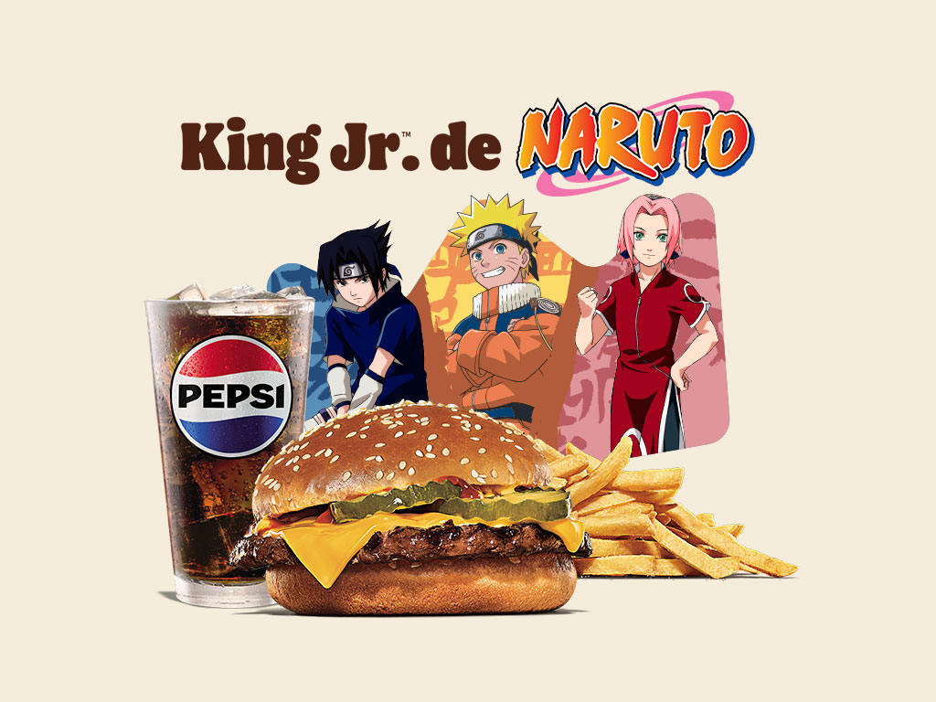 King Jr Hamburguesa con queso