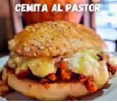 Cemitas al Pastor con Queso