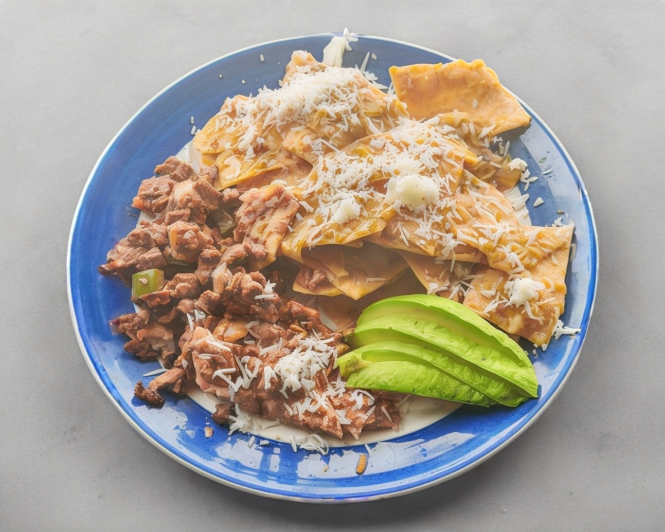 Chilakiris Con Bistec A La Mexicana