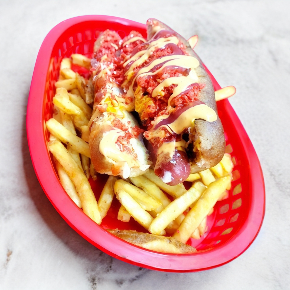 HOT DOG CLASICO CON PAPAS