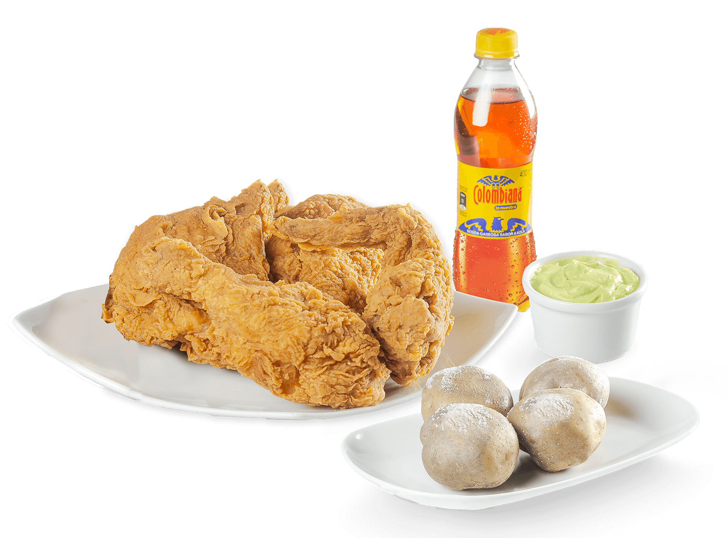 Combo Medio Pollo Apanado