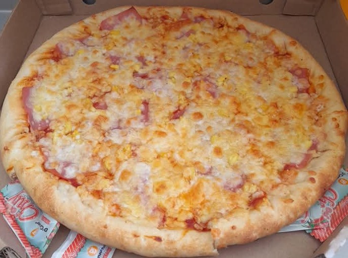 Pizza 3 quesos Grande