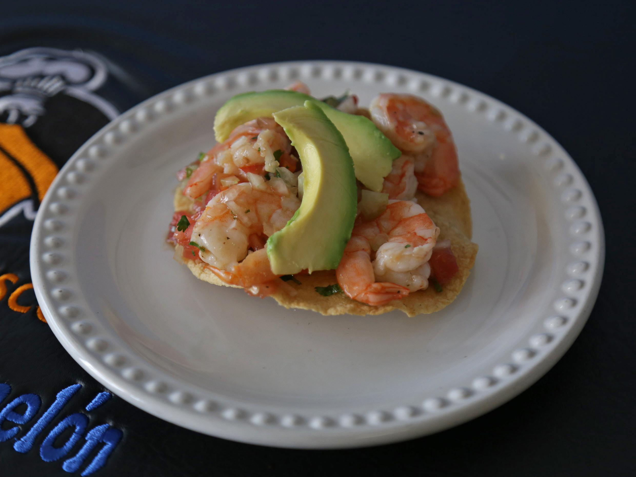 Tostada de Camarón