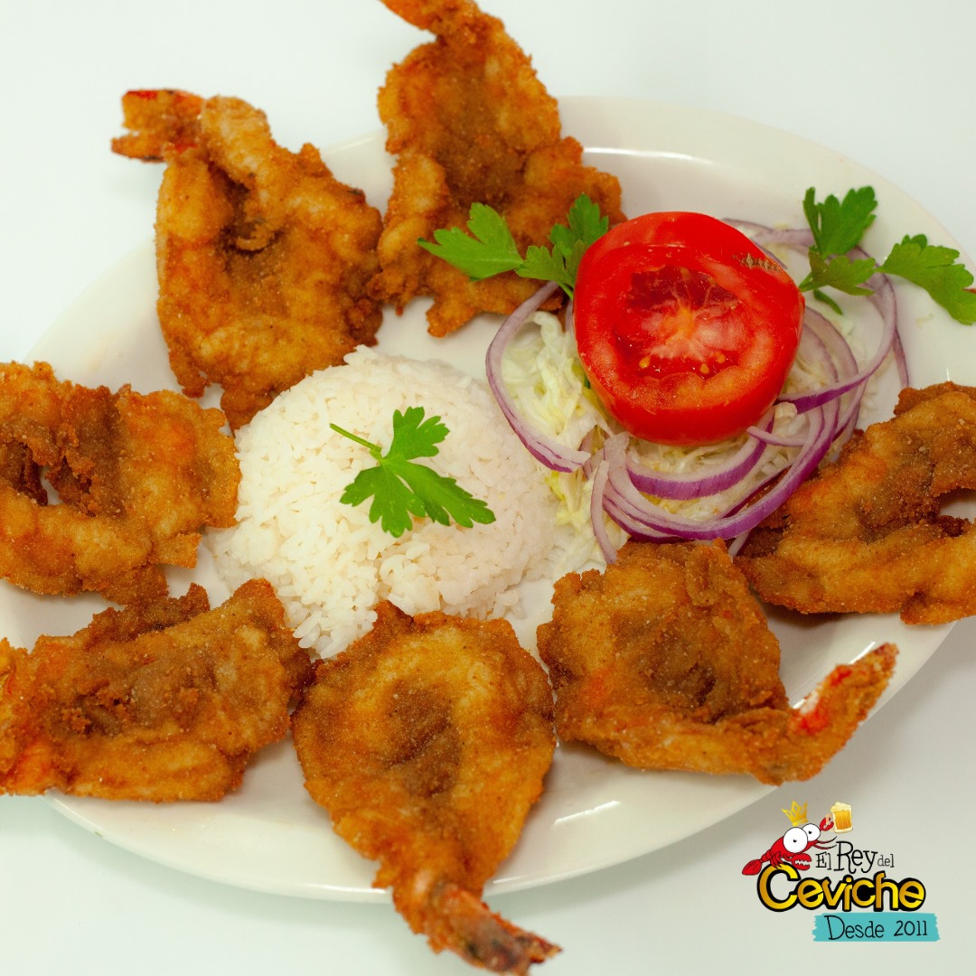 Camarones empanizados