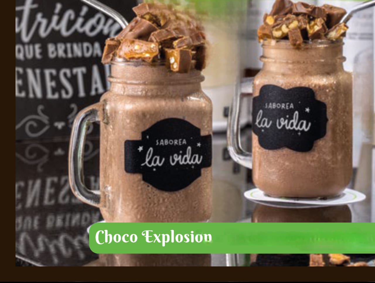 Promo Frappe Chocoexplosion+Barra Almendras/vainil
