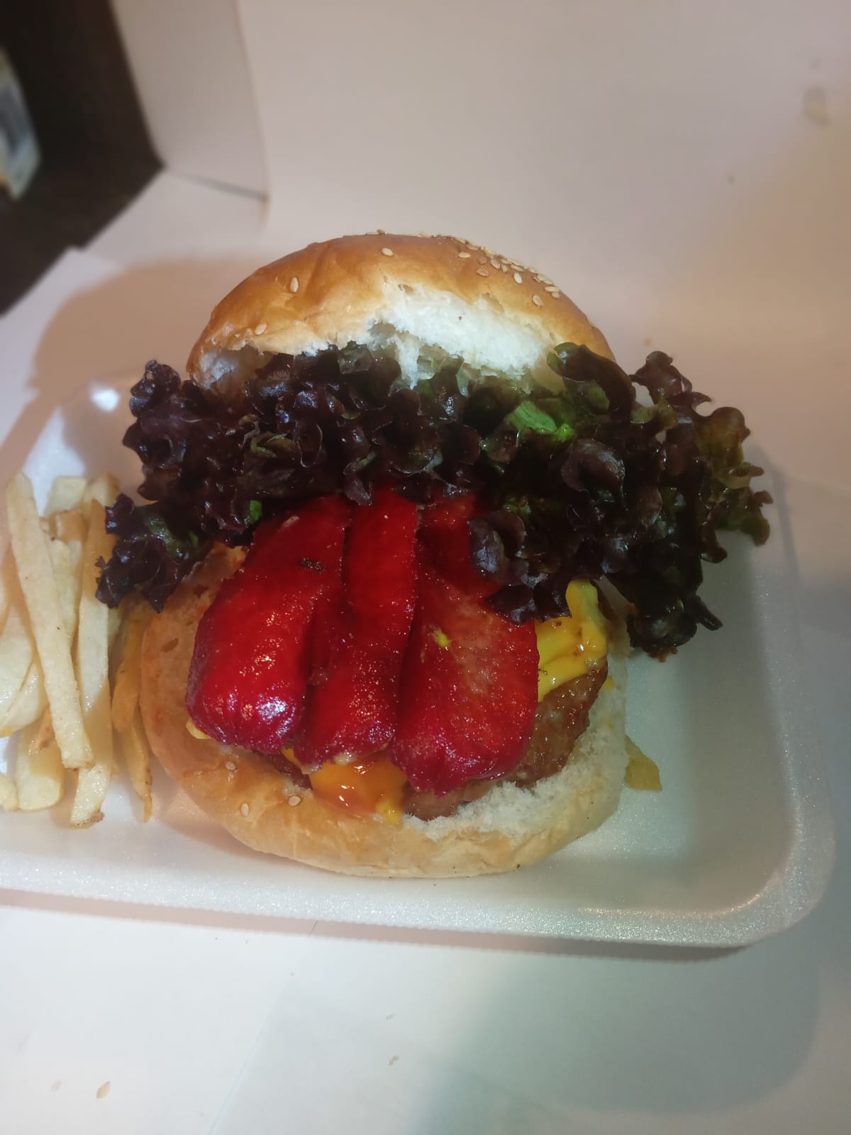 Hamburguesa La Parrillera