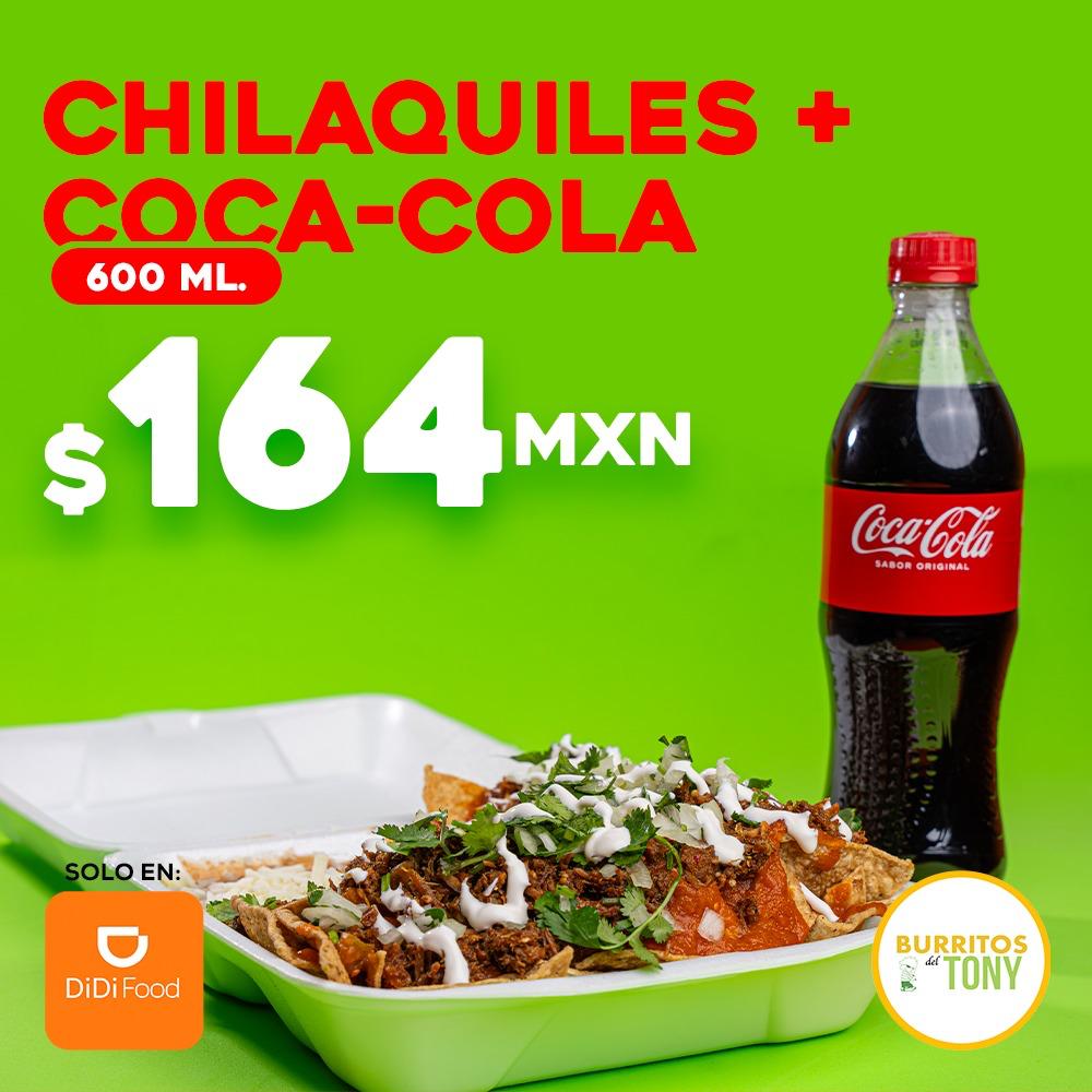 Combo Chilaquiles + COCA 600