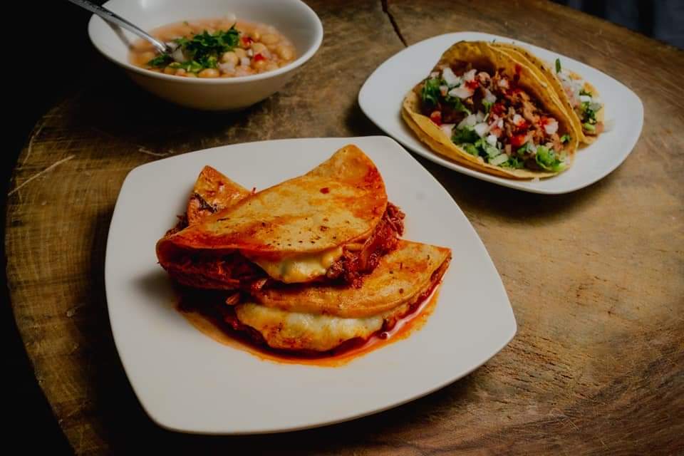 Quesadilla con Barbacoa