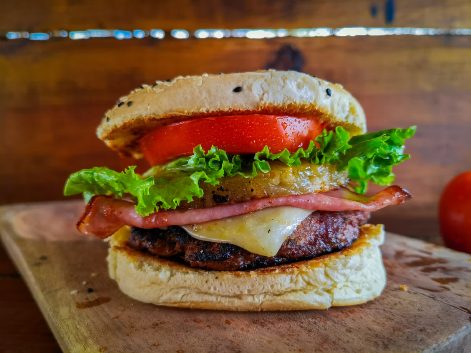 Hamburguesas hawaiana