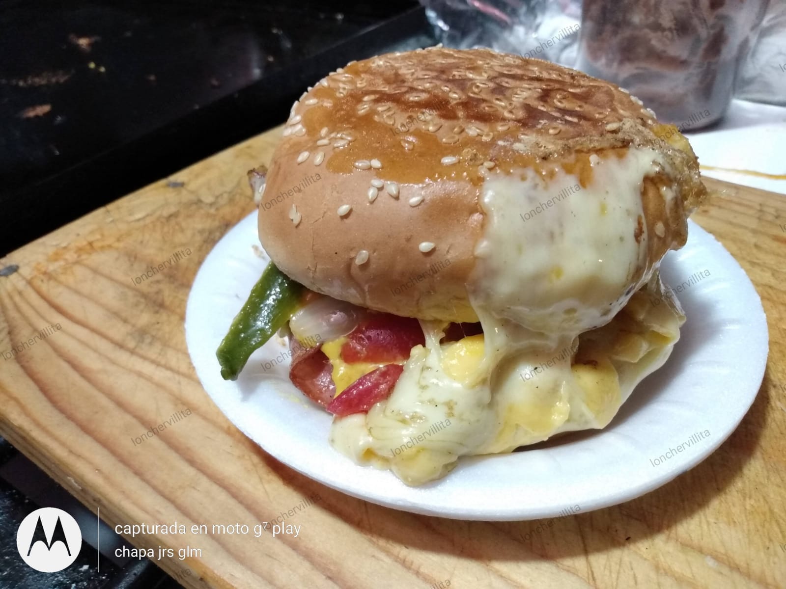 Hamburguesa 3 Quesos