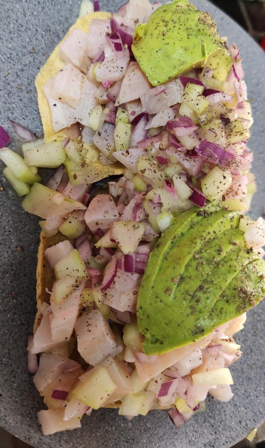 Tostada de Pescado