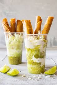Flautas en Vaso 3 pzas