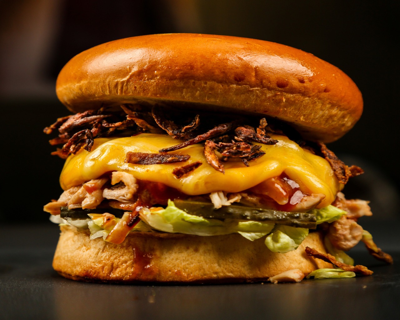 Disney World BBQ Onion Burger