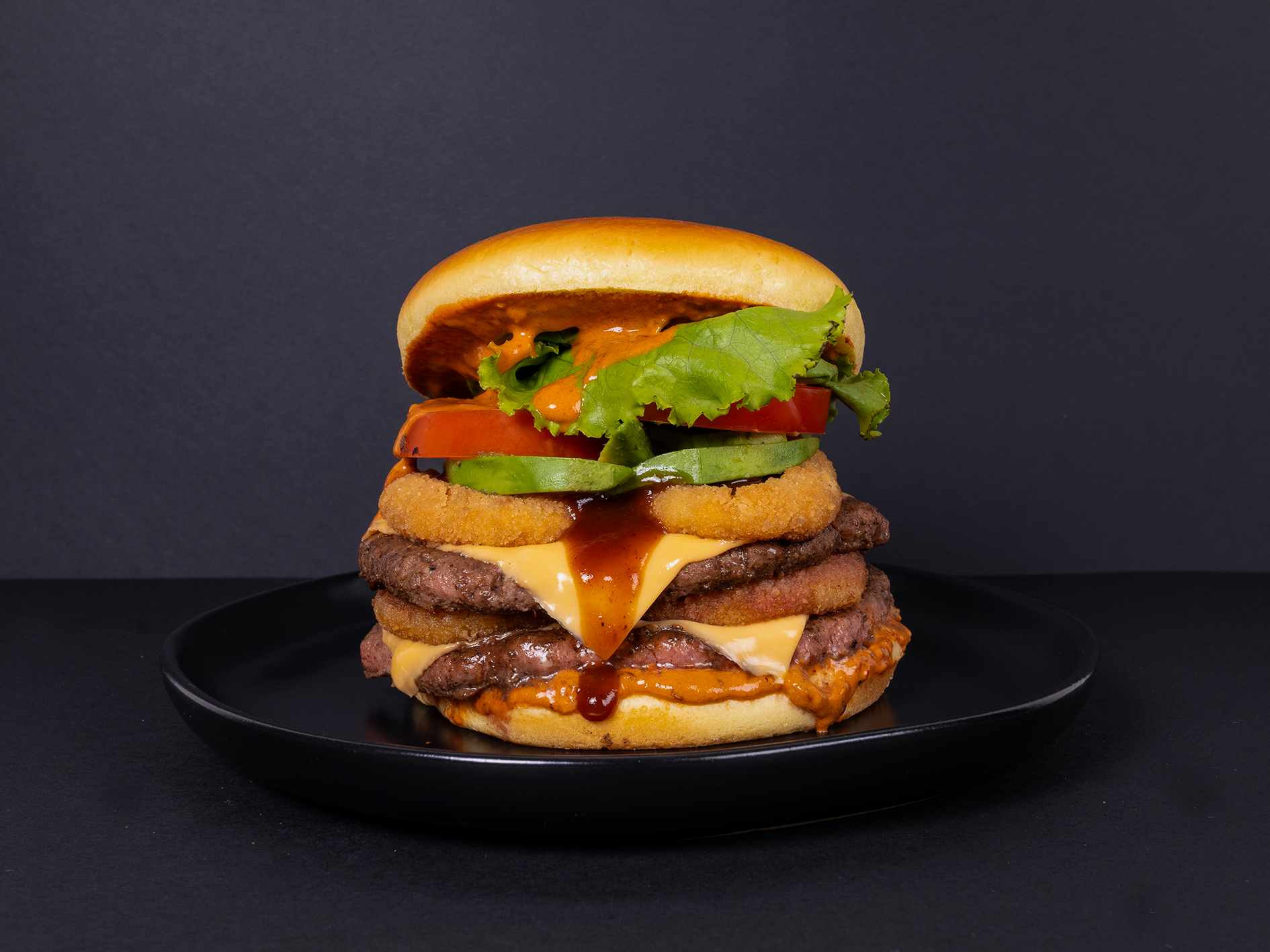 Double Burger Avocado