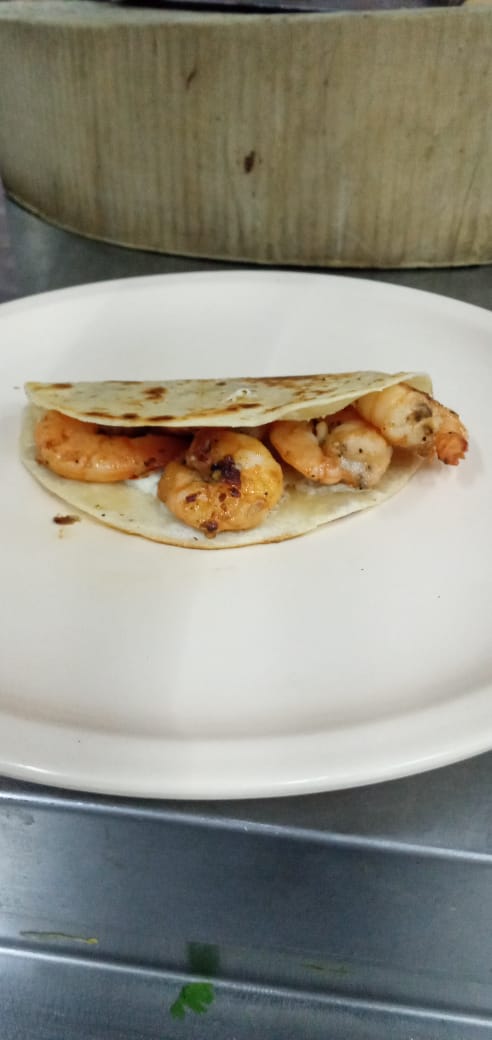 Quesadilla de camarón