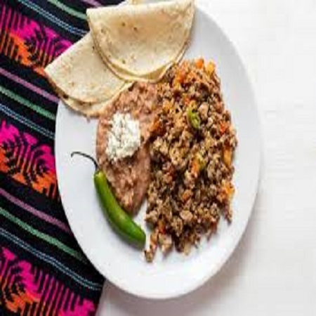 Huevo con machaca a la mexicana