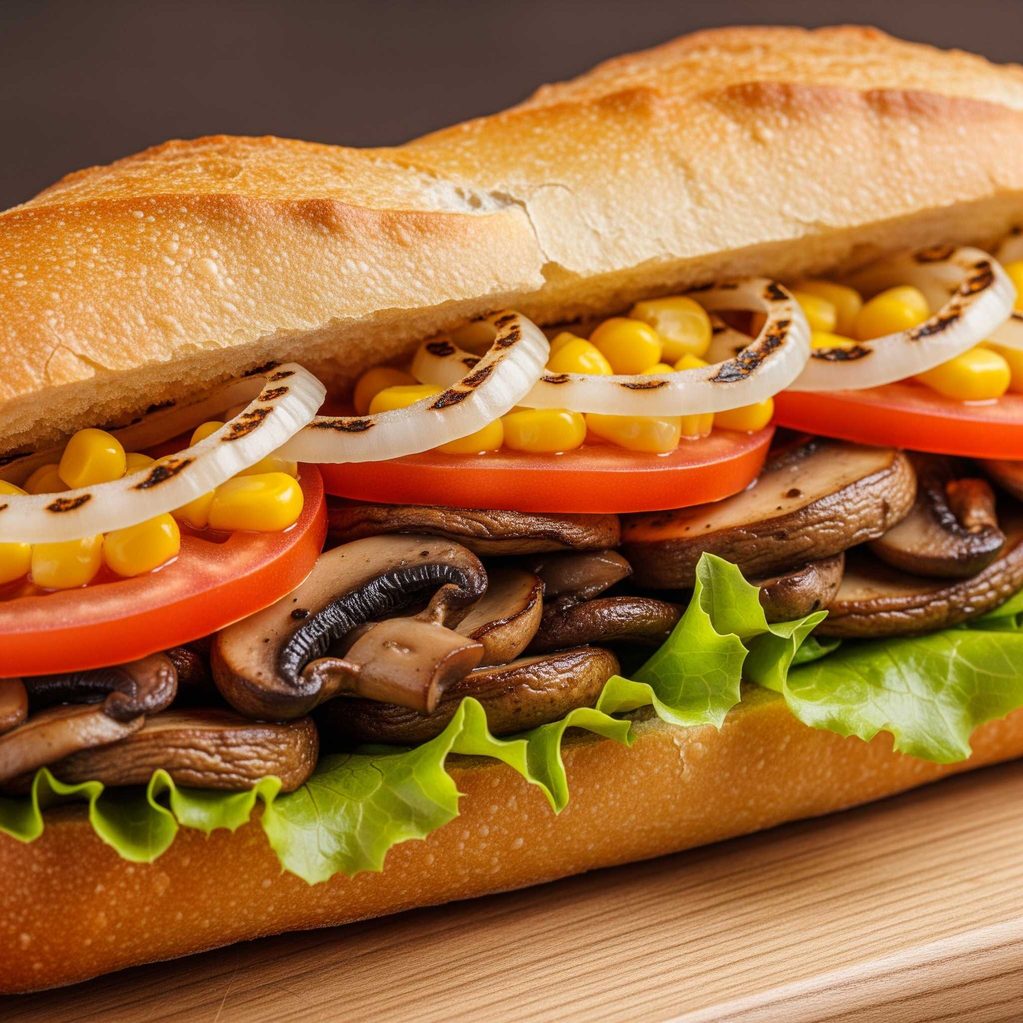 Sándwich Vegetariano 21 cm + Coca Cola 250ml