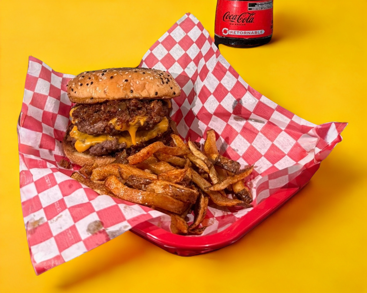 Smash Burger con Papas