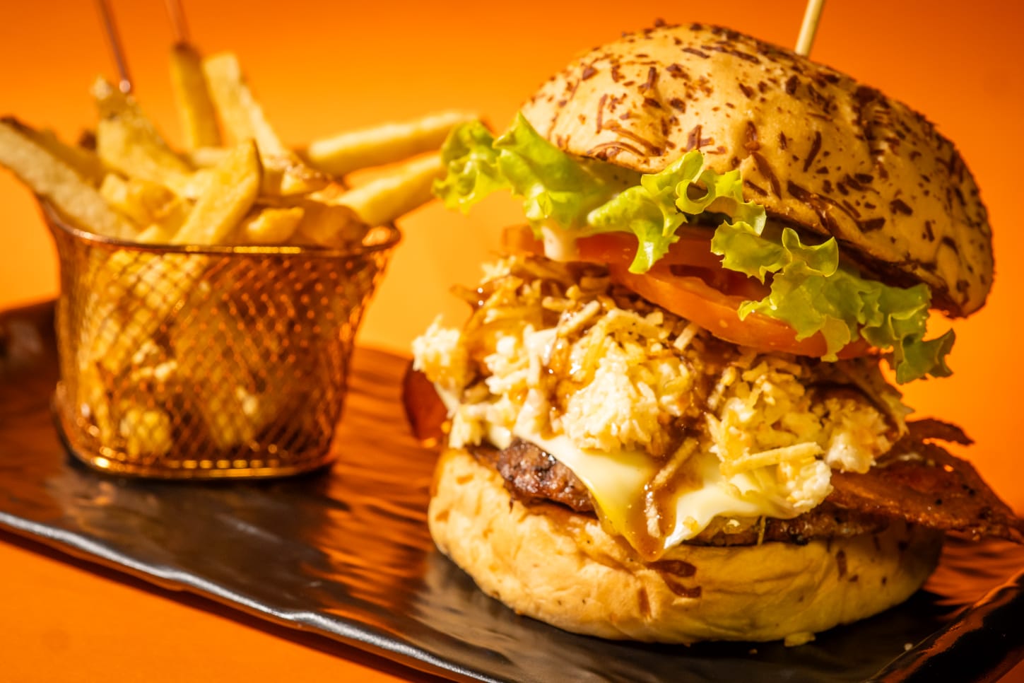 Burger Chicken 200gr + Papas