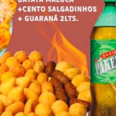 100 unidades de salgadinhos fritos em óleo de algodão + 01 pakera  2litros. Escolha os sabores e aproveite essa delicia!! Coxinha, kibe, queijo com presunto, salsicha, queijo com alho e calabresa.