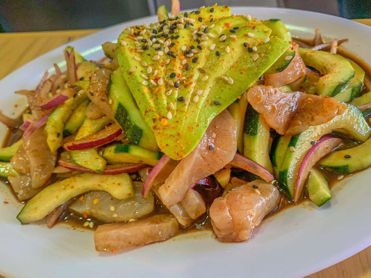 Aguachile Salseado Chiltepín de Callo de Lobina