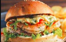 Hamburguesa de Camarón