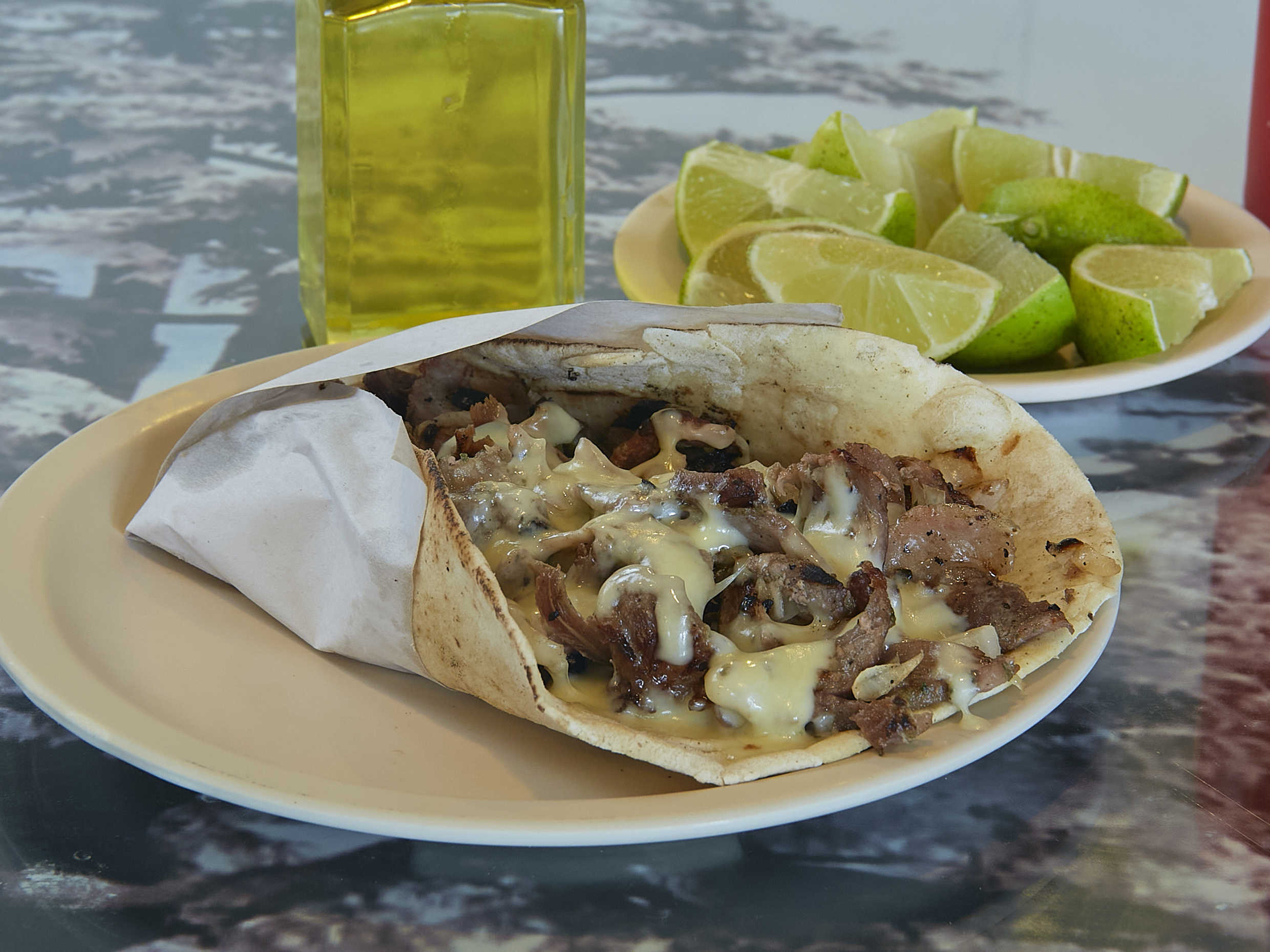 Taco Árabe Grande con Queso