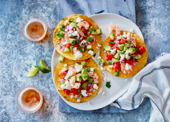 Tostada de Ceviche