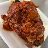 Mollete con Carne con Chile