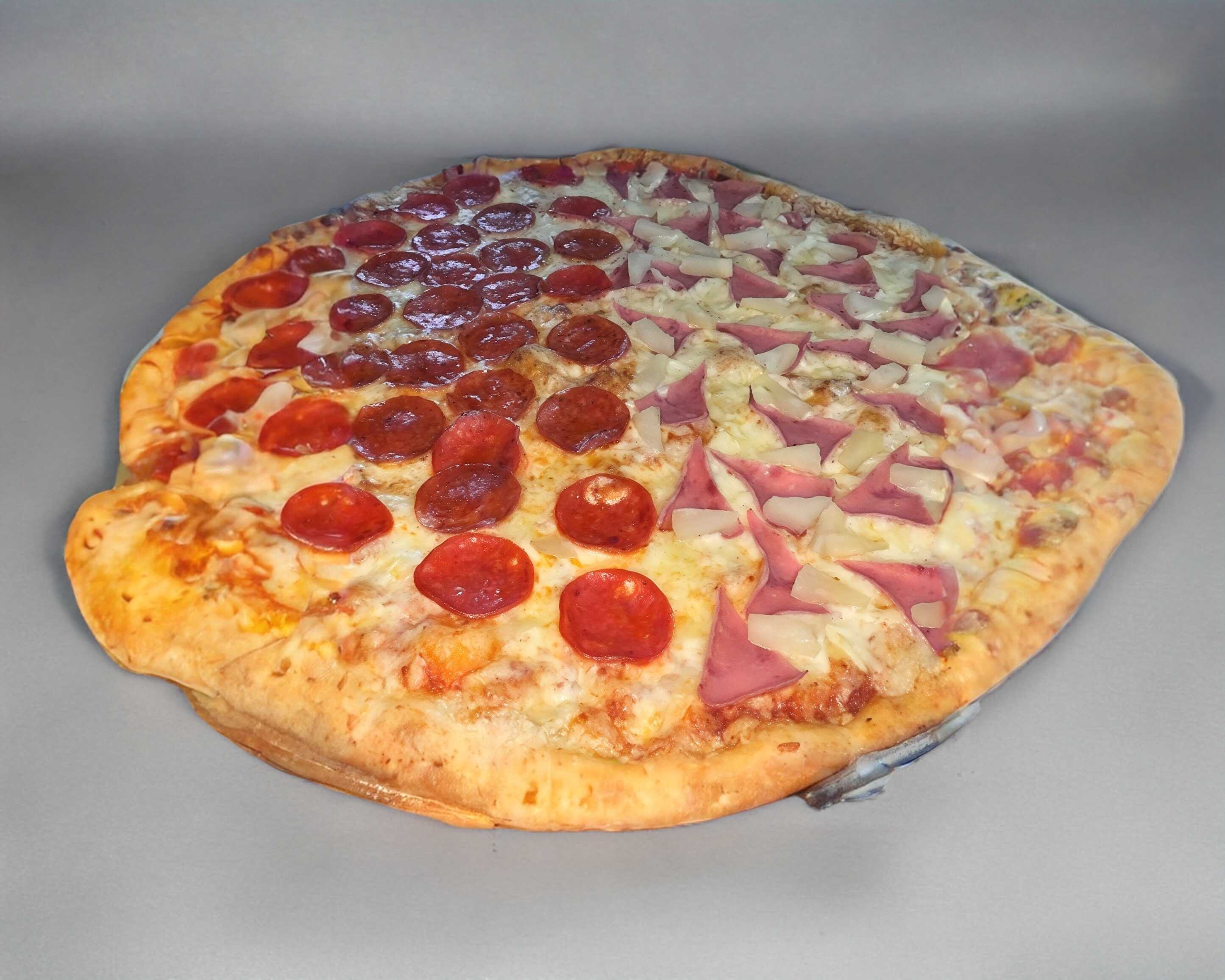 Pizza Lanis "Mitades" (Orilla Rellena)