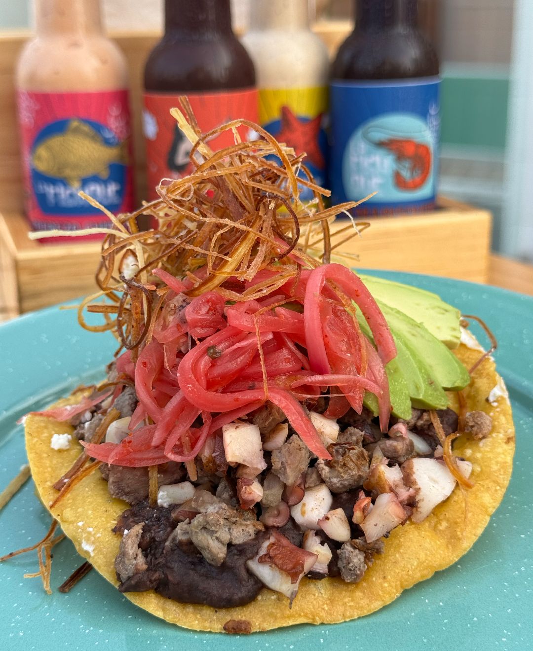 Tostada Mar y Tierra