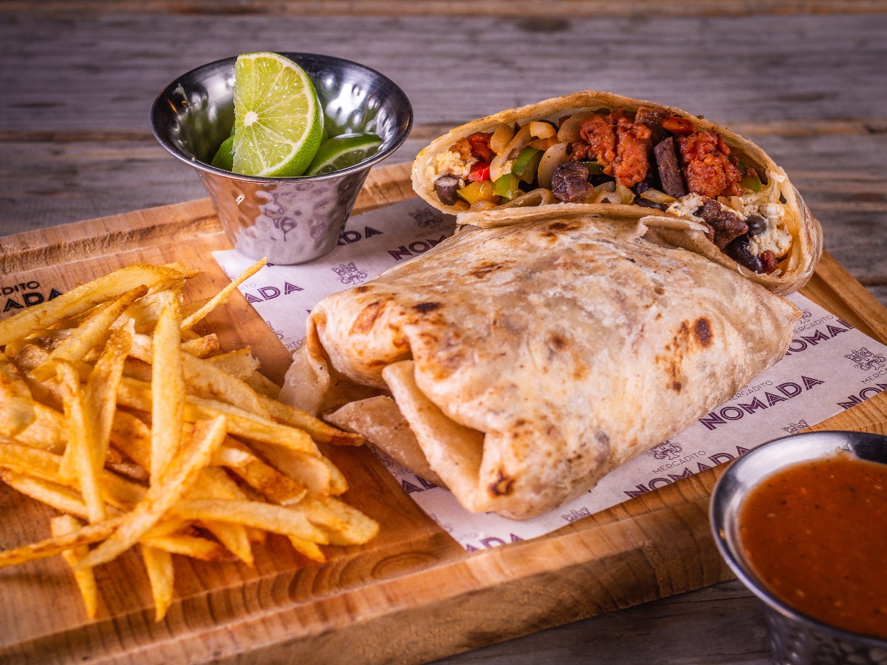 Burrito vegetariano