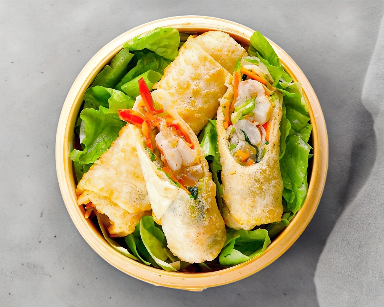 SPRING ROLL DE CAMARÓN + QUESO