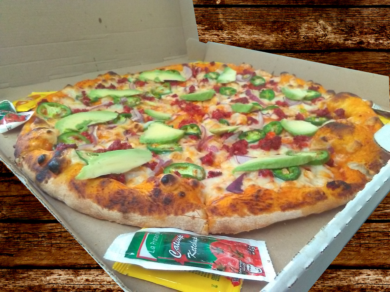 Pizza Mexicana.