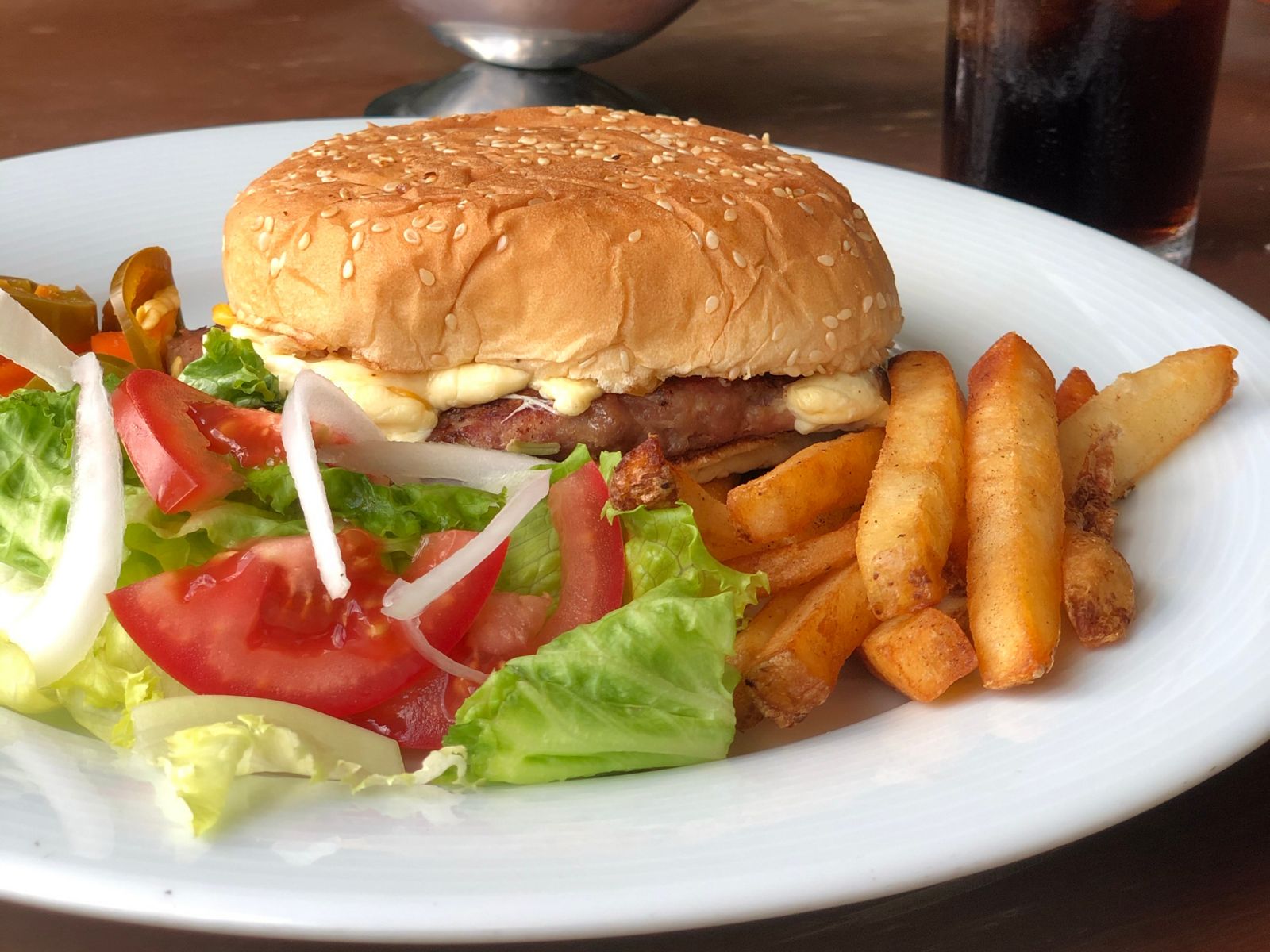 Hamburguesa Especial + Coca Cola
