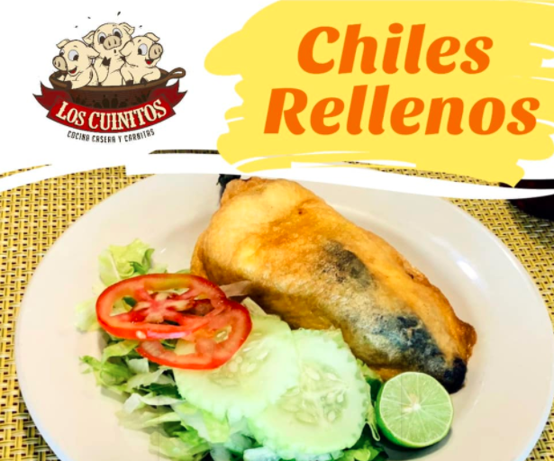 Chiles Rellenos Capeados Picadillo