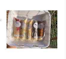 Compre 5 sacolés gourmets com preço promocional, nos sabores: Ninho com calda artesanal de Morango, Ninho com Nutella, Paçoquita, Paçoquita com Doce de leite e Ninho com Oreo e ganhe um desconto :)  (Livre de gordura hidrogenada; sem açúcar adicionado).  P.S: nossos sacolés não são padronizados em tamanho. Cada sabor possui um peso que está especificado na legenda de cada sabor.