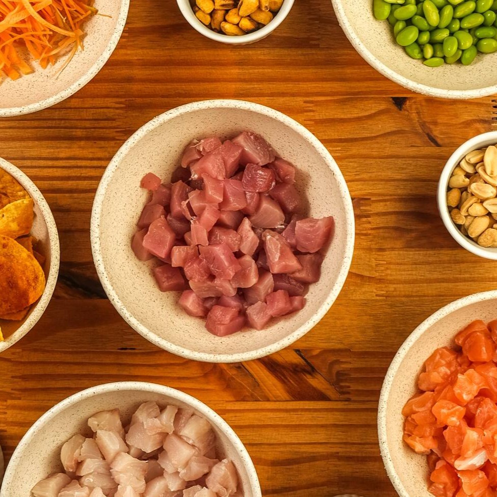 Ingredientes a sua escolha para montar o Baby Koapoke perfeito para você!