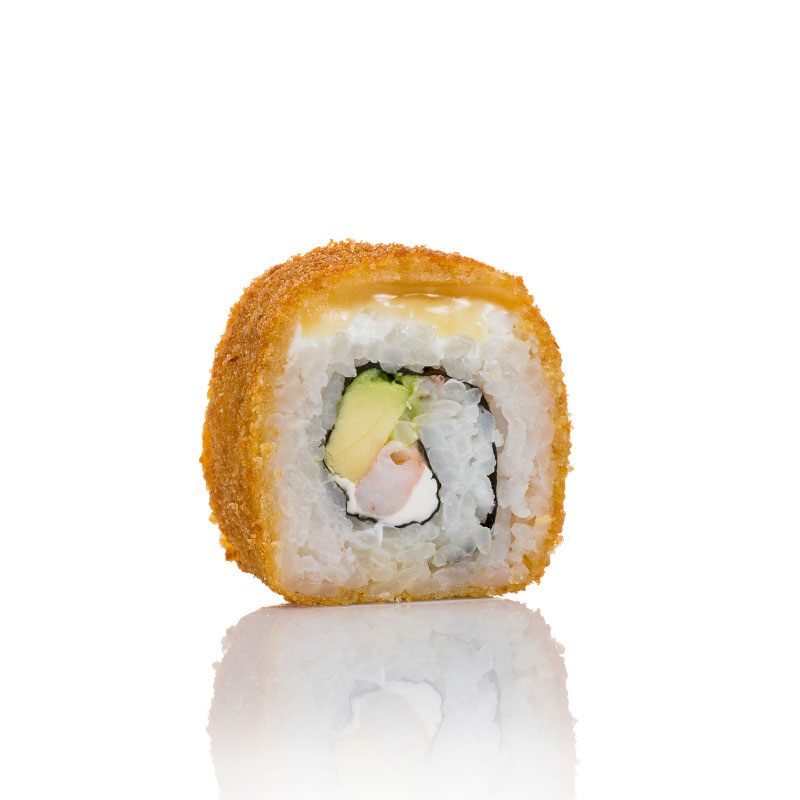 Rollo de Sushi+Yakimeshi+Bebida