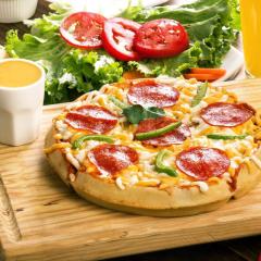 Waffle Pizza Pepperoni
