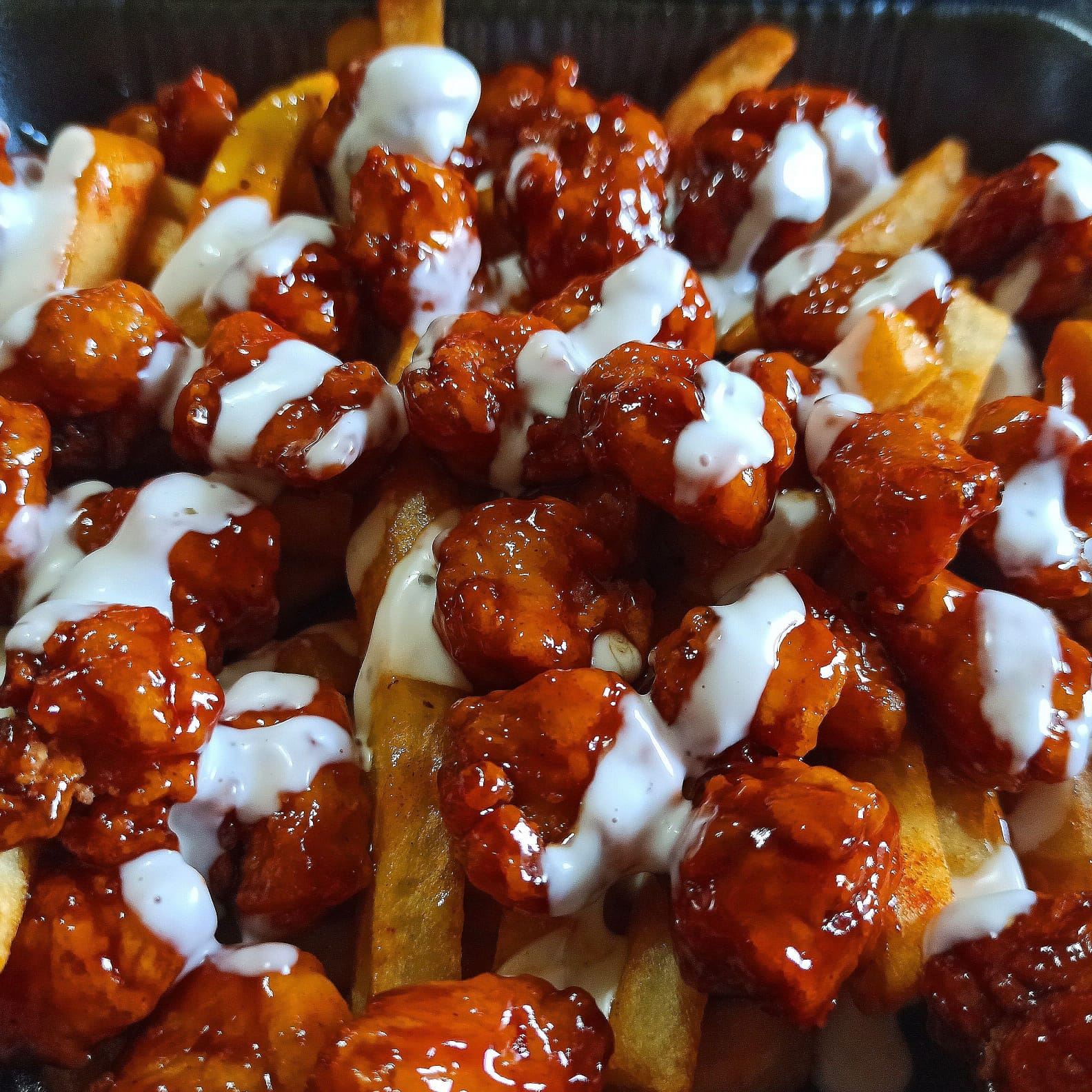 Belly fork fries