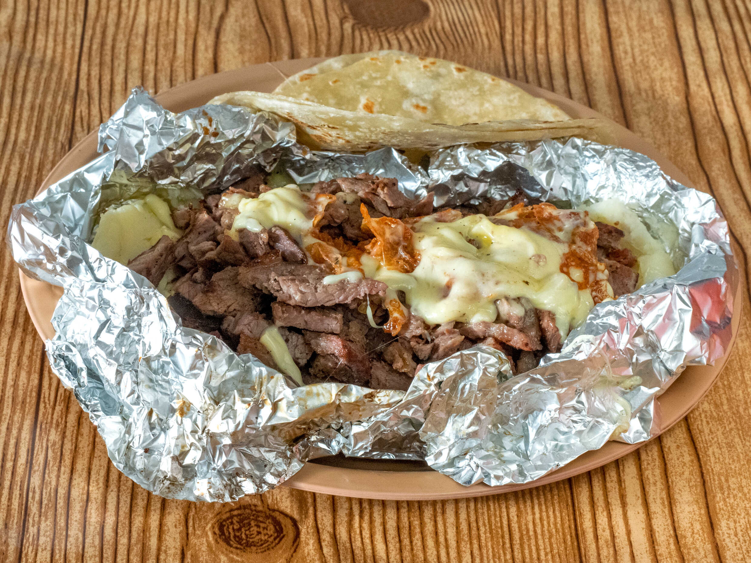 Papa con Asada