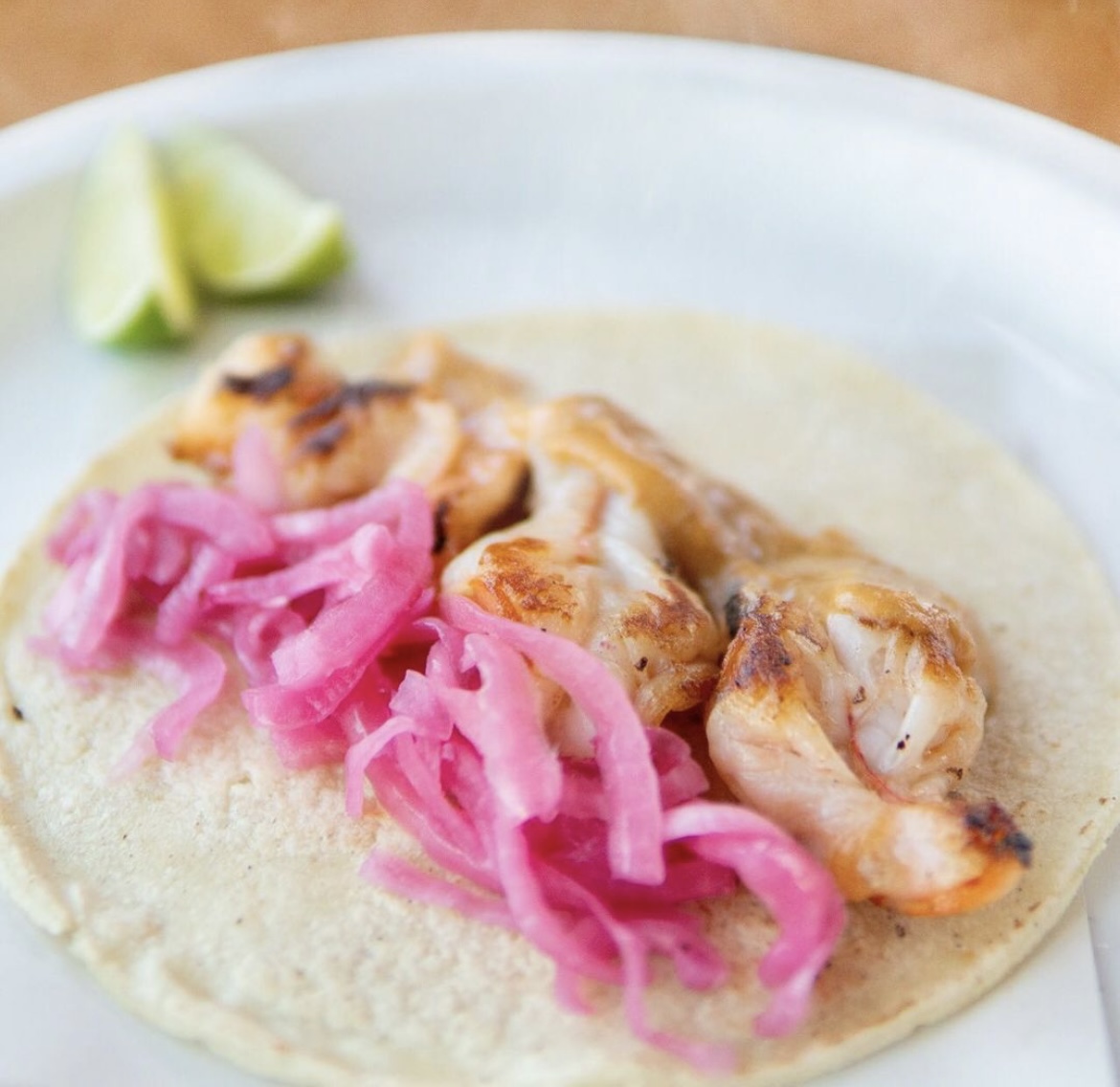 Combo 5 Tacos de Camarón + Bebida