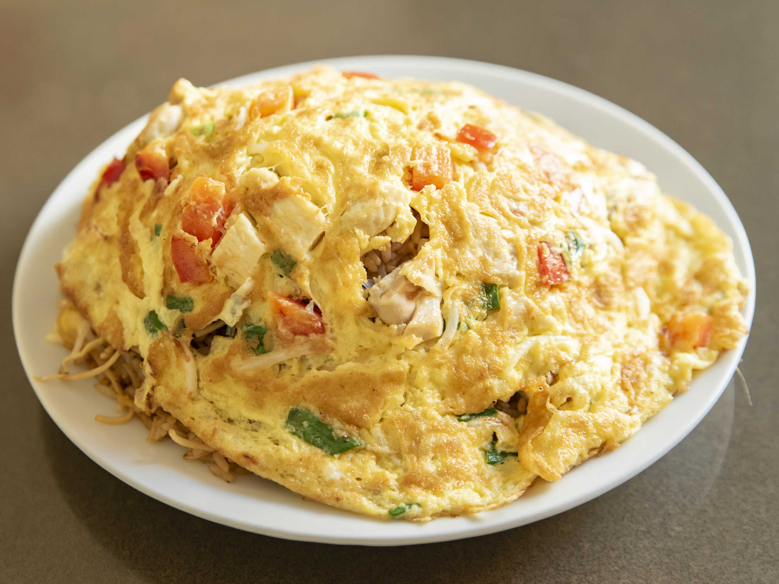 Chaufa con Tortilla